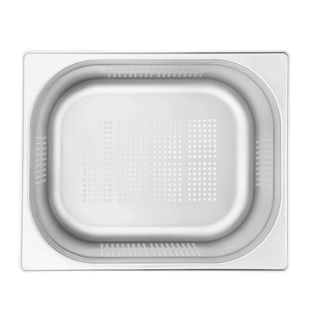 Vogue Stainless Steel Perforated 1/2 Gastronorm Pan 150mm