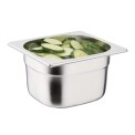 Vogue Stainless Steel 1/6 Gastronorm Pan 100mm