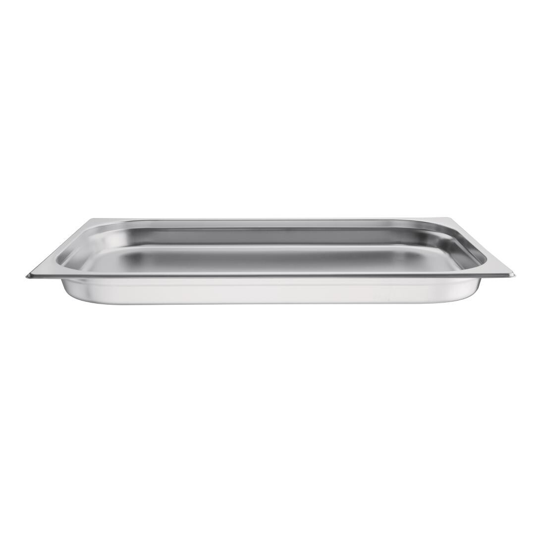Vogue Stainless Steel 1/1 Gastronorm Pan 40mm