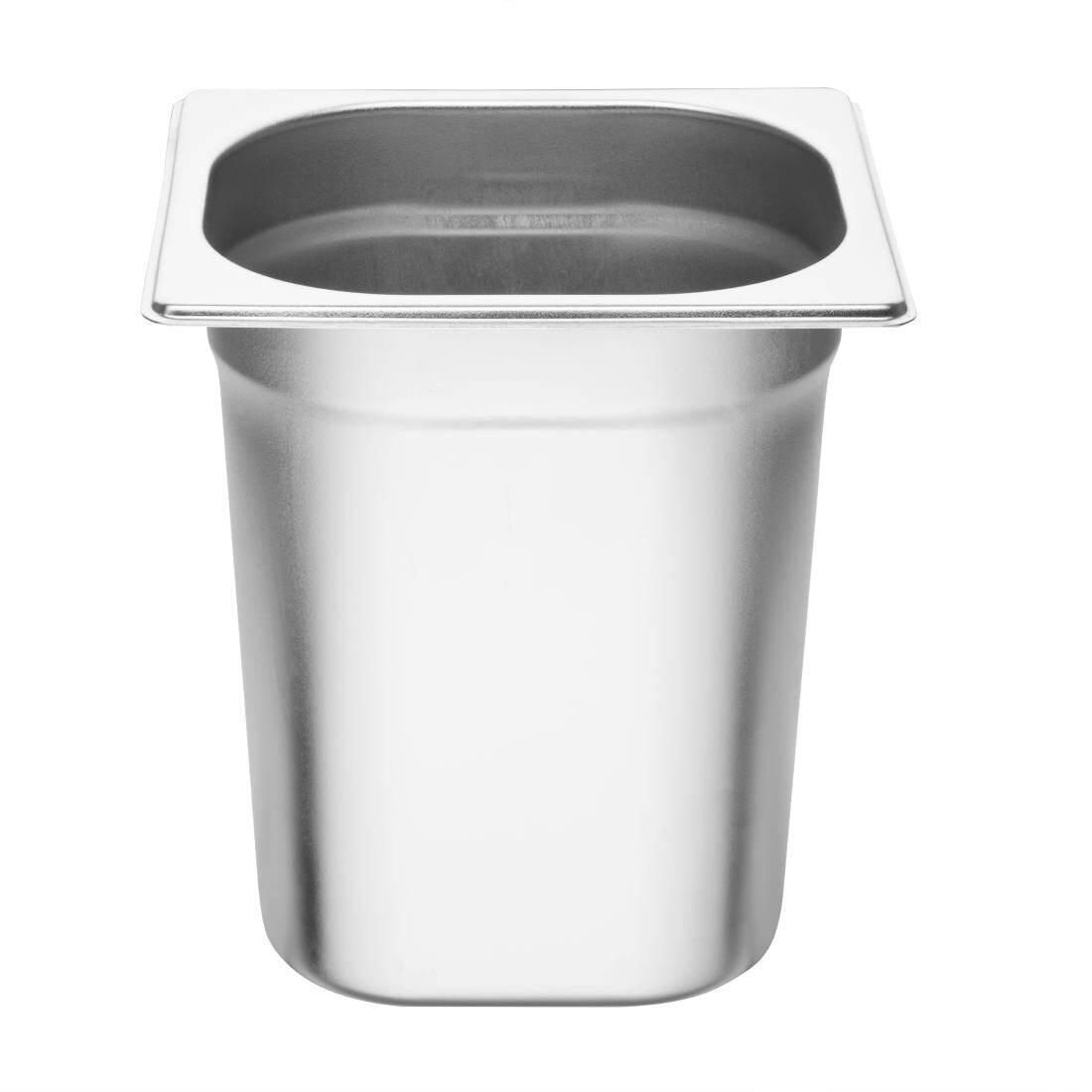 Vogue Stainless Steel 1/6 Gastronorm Pan 200mm