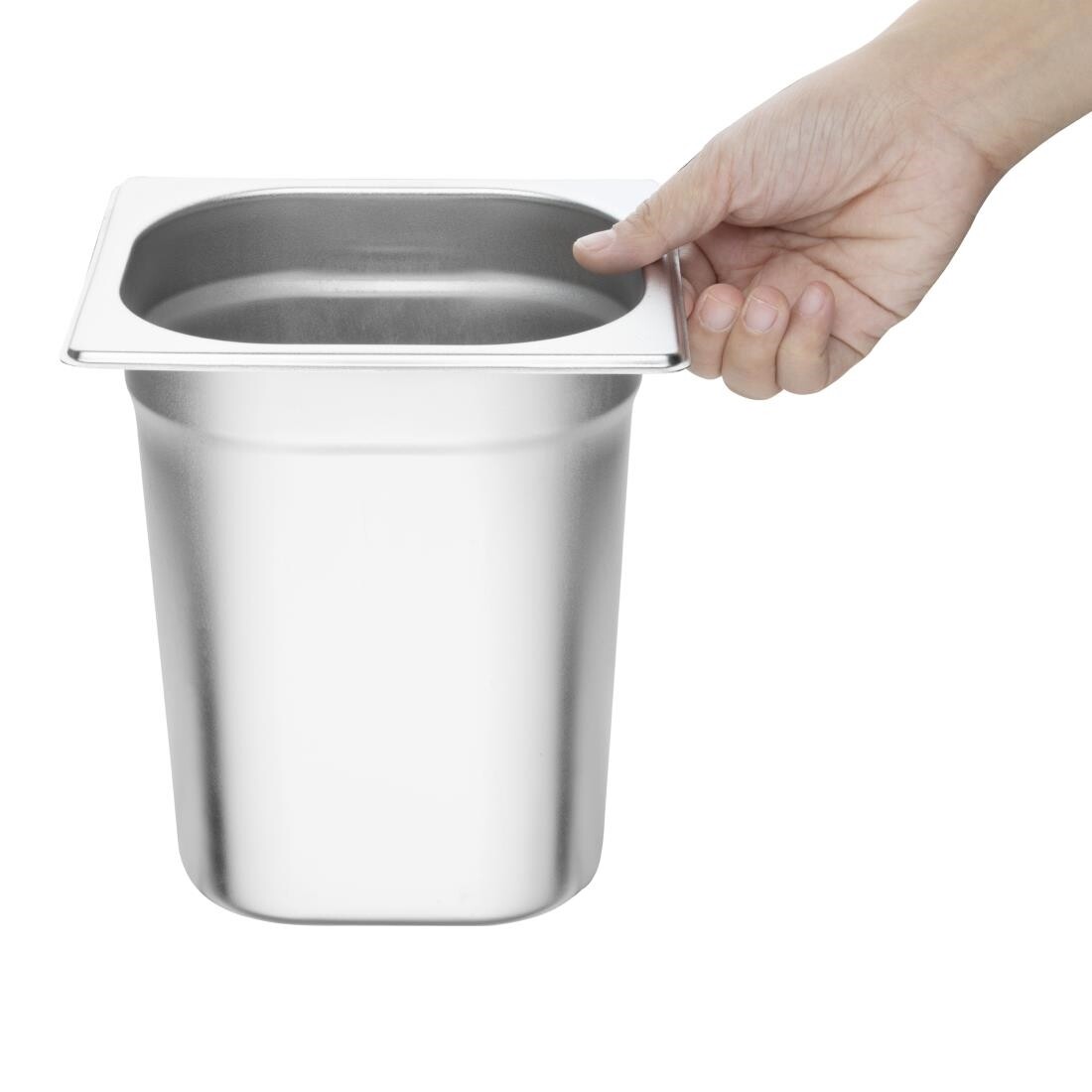 Vogue Stainless Steel 1/6 Gastronorm Pan 200mm