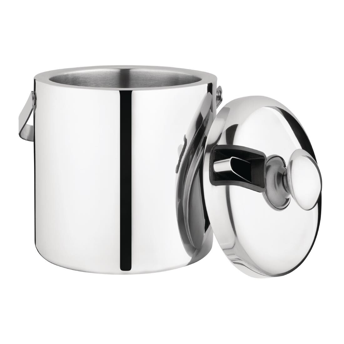 Ice Bucket with Lid and Tongs