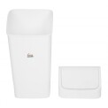 SYR Swing Lid Bin White