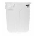 Rubbermaid Round Brute Container 37.9Ltr Container White