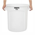 Rubbermaid Round Brute Container 37.9Ltr Container White