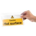 Vogue Caution Hot Surface Sign