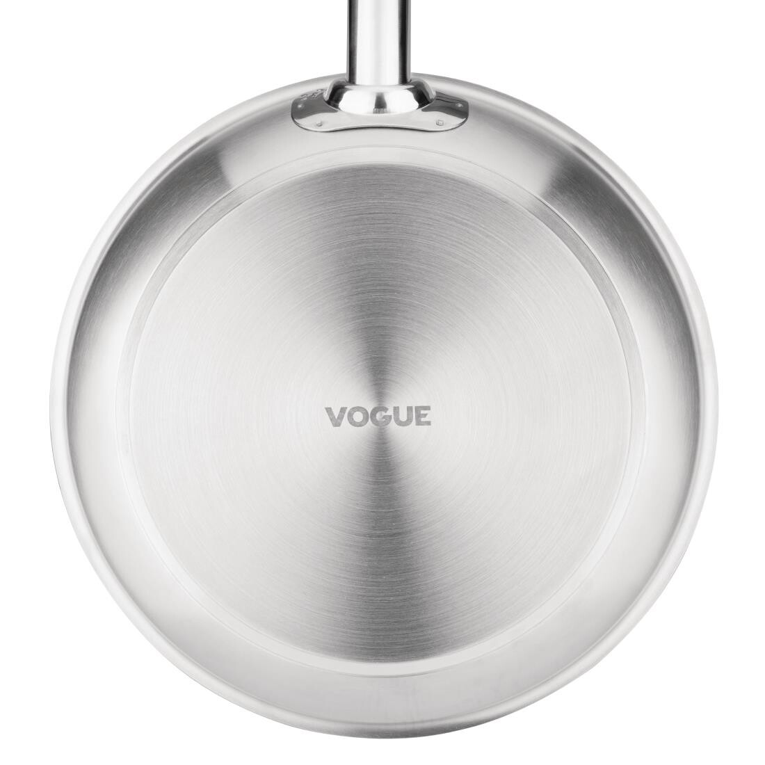 Vogue Stainless Steel Induction Frying Pan 240mm