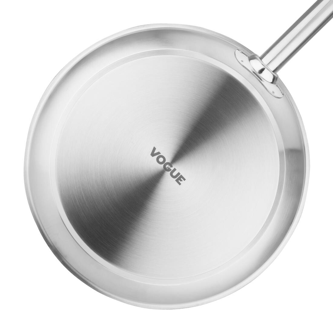 Vogue Stainless Steel Induction Frying Pan 280mm