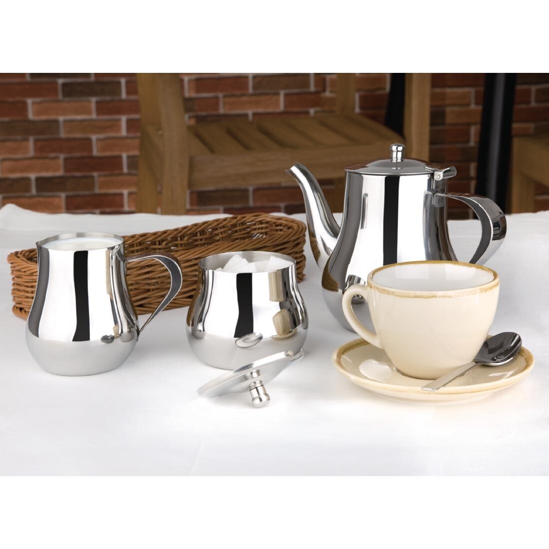 Olympia Arabian Coffee Pot Stainless Steel 24oz