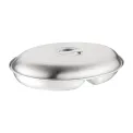 "Olympia Oval Vegetable Dish Two Compartments 300mm"