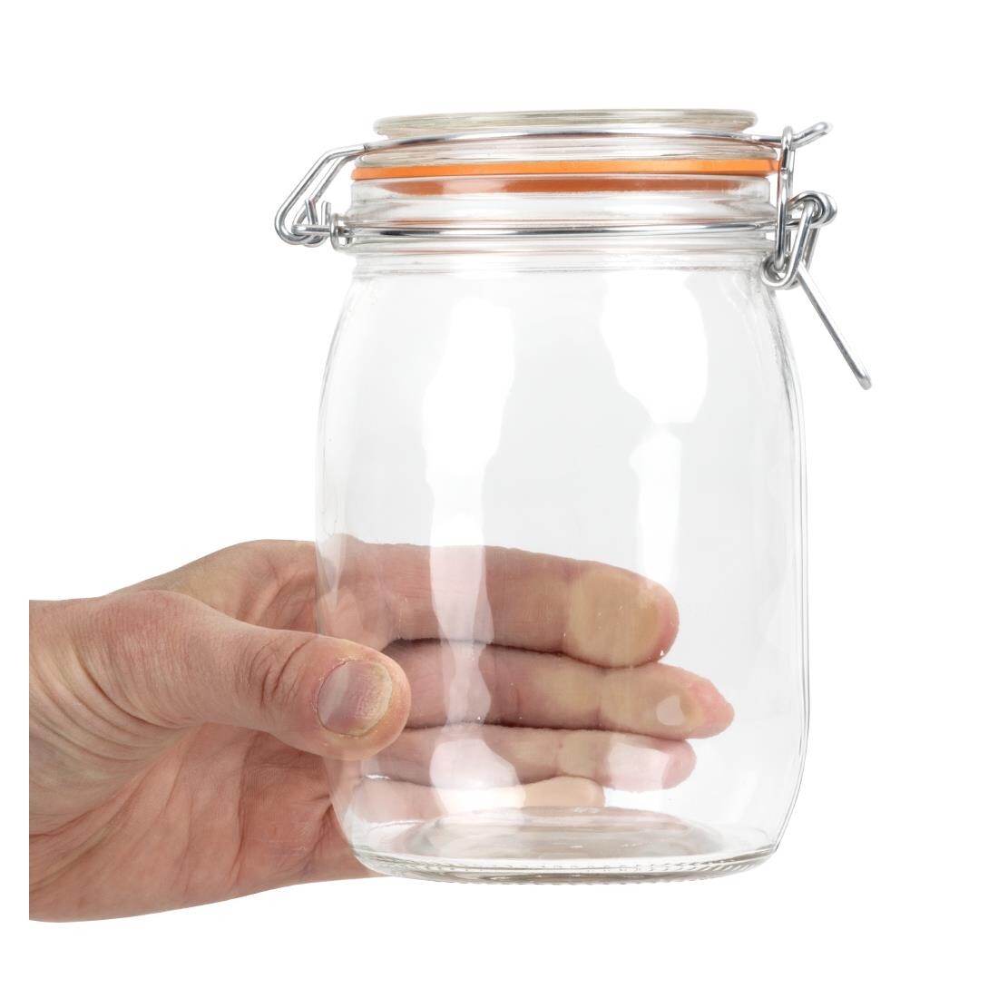 Vogue Clip Top Preserve Jar 1Ltr