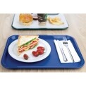 Kristallon Plastic Fast Food Tray Blue Medium
