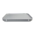 Kristallon Plastic Fast Food Tray Grey Large