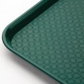 Kristallon Plastic Fast Food Tray Green Large