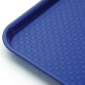 Kristallon Plastic Fast Food Tray Blue Large