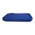 Kristallon Plastic Fast Food Tray Blue Large