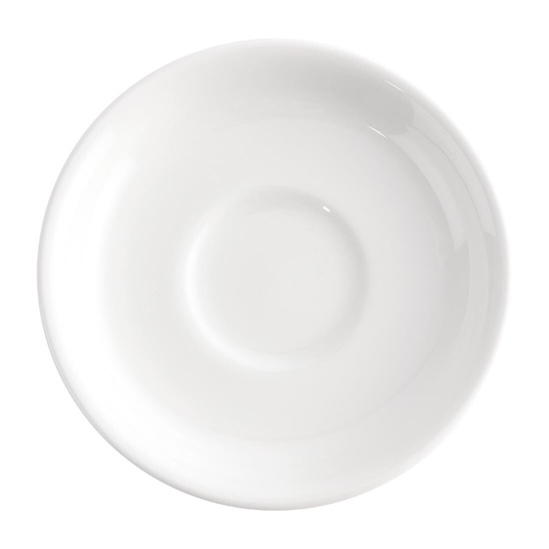 Churchill Plain Whiteware Saucers 114mm