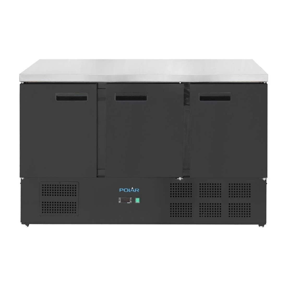 Polar G-Series Triple Door Counter Fridge Black 368Ltr - Image 4