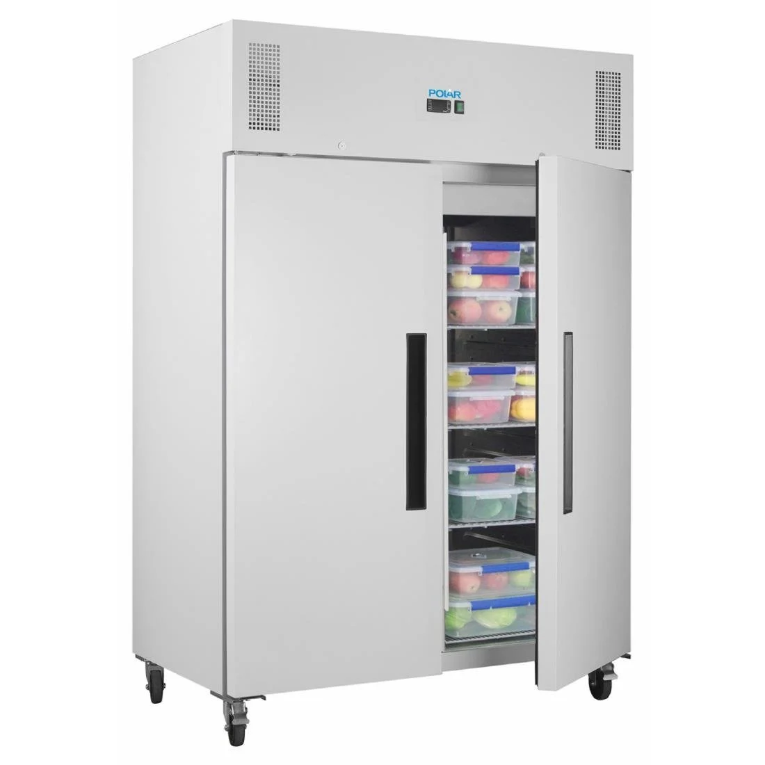 Polar G-Series Upright Double Door Fridge White 1152Ltr - Image 4