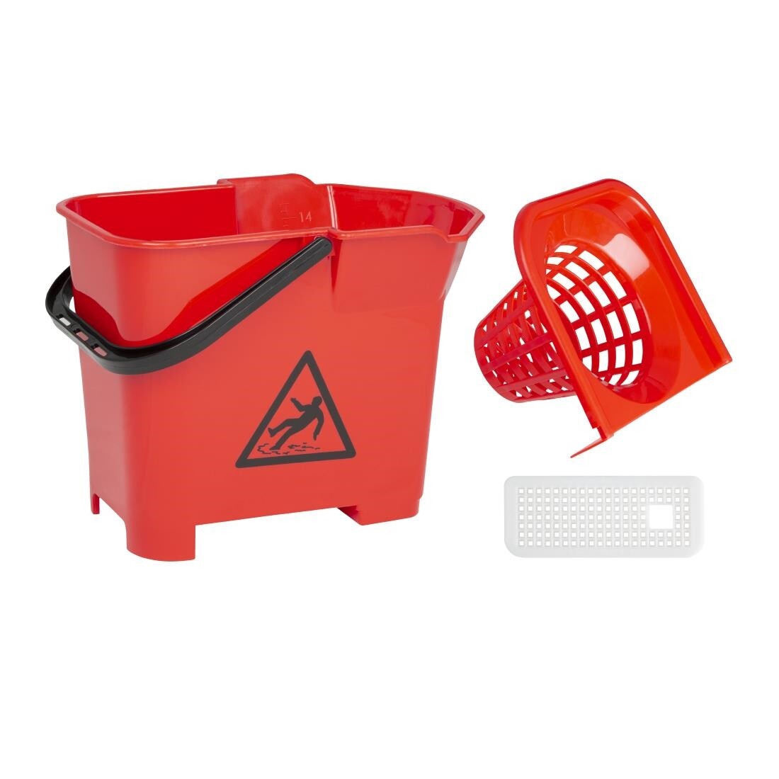 Jantex Colour Coded Mop Bucket Red