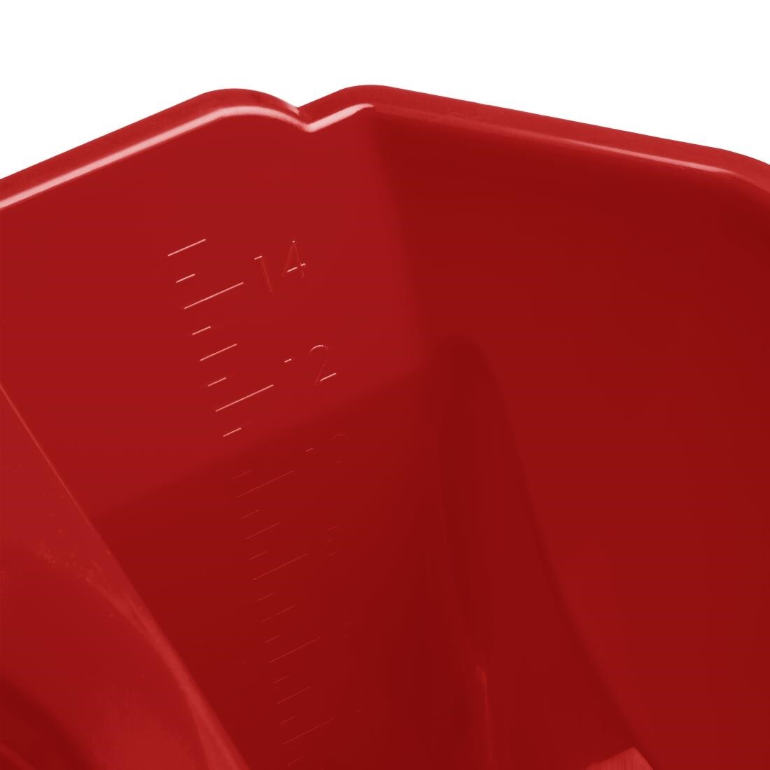 Jantex Colour Coded Mop Bucket Red
