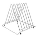 Hygiplas Thick Low Density Chopping Board Set with Rack