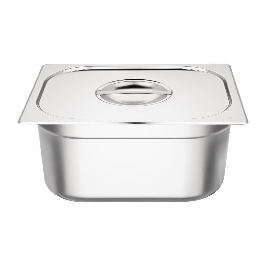 Vogue Stainless Steel Gastronorm Set 2 x 1/2 with Lids