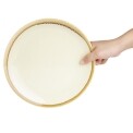 Olympia Kiln Round Coupe Plate Sandstone 230mm