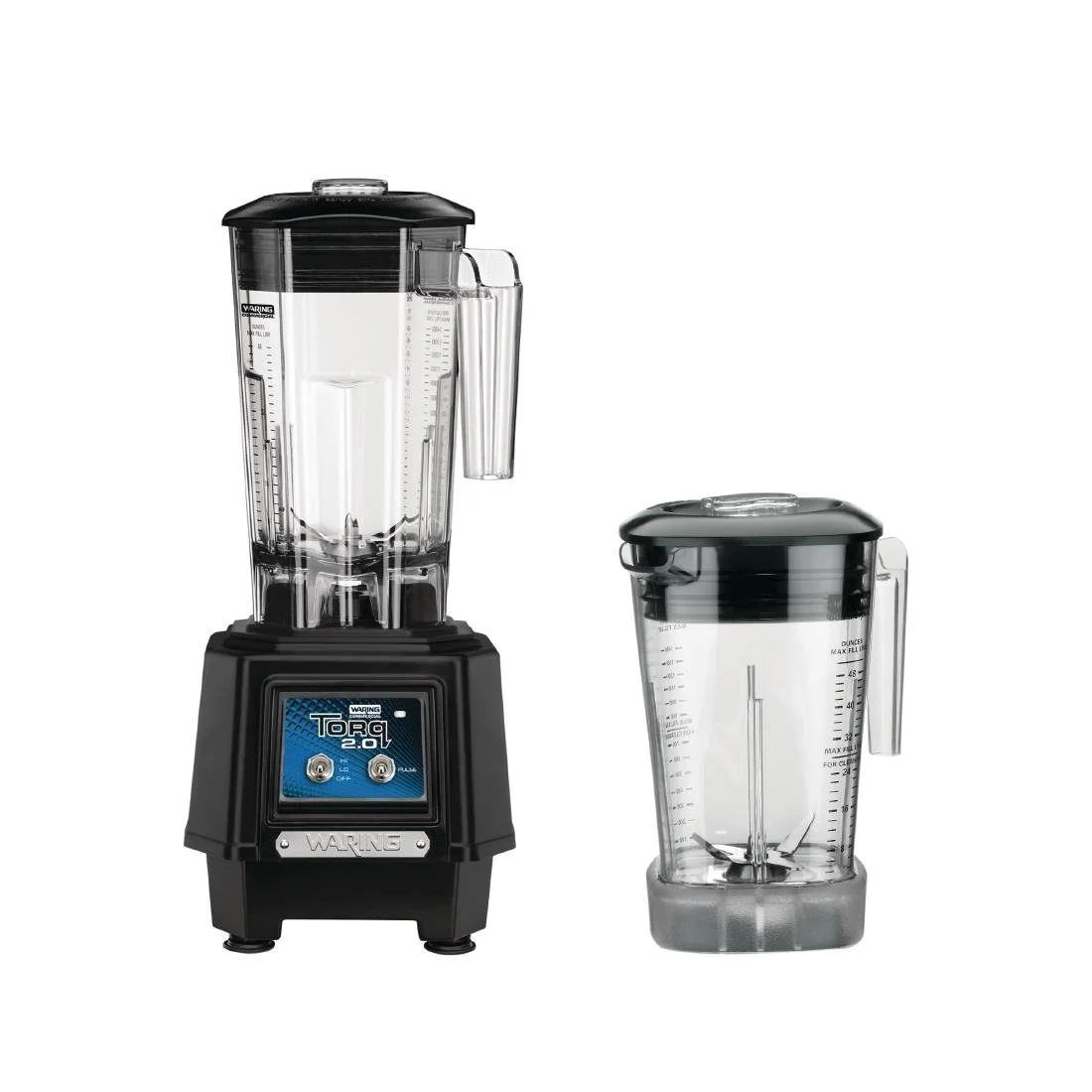 Waring Torq 2 Bar Blender TBB145K with Extra Jug - Image 1