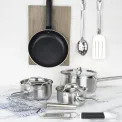 Nisbets Essentials Cook Like A Pro 4-Piece Saucepan & Frying Pan Set - Image 2