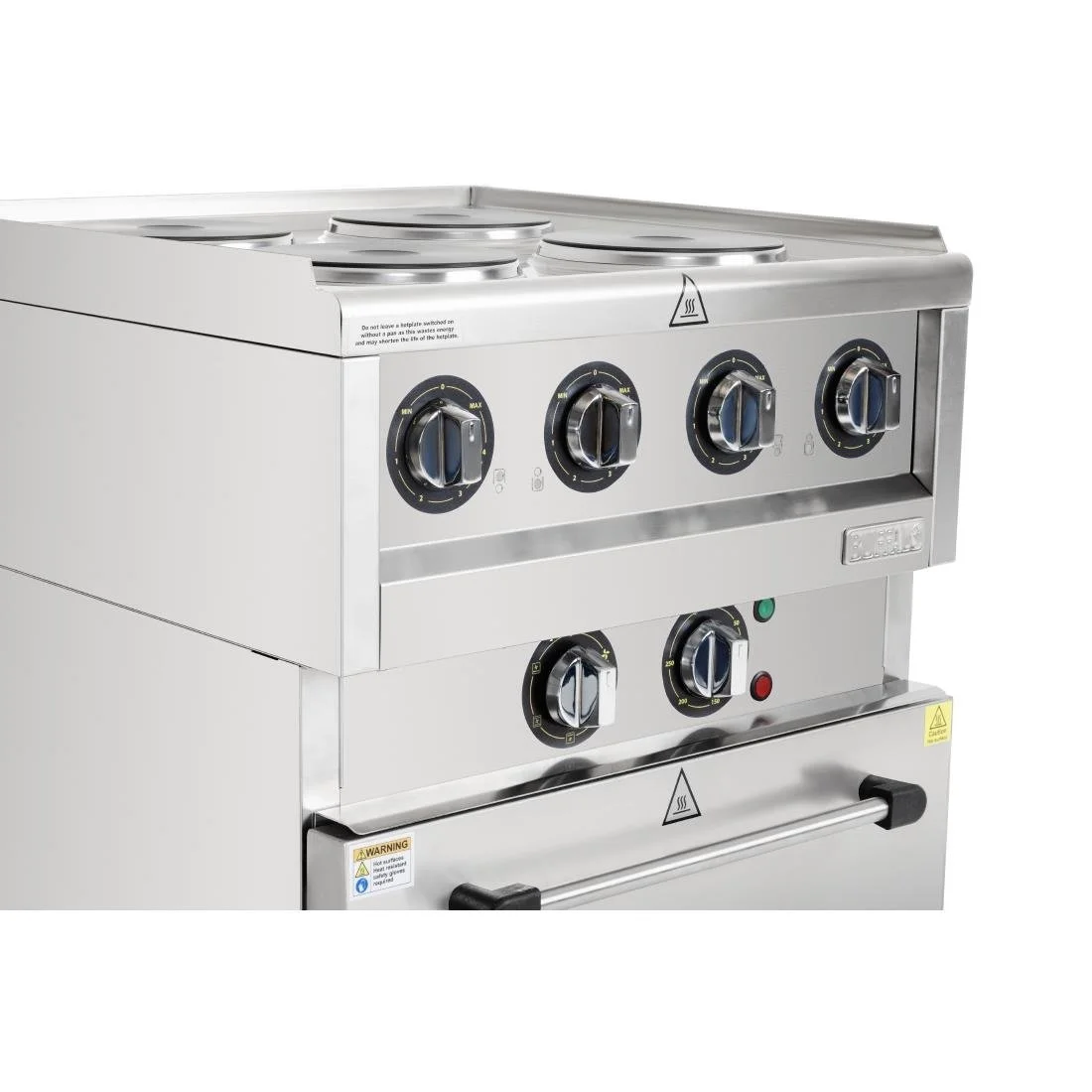 Buffalo 600 Series 4 Plate Electric Convection Oven Range - Image 10