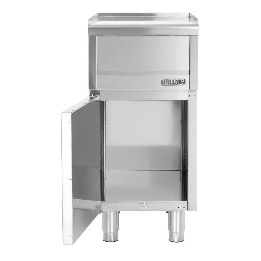 Buffalo 600 Series Neutral Prep Counter with Cupboard 400mm - Image 5