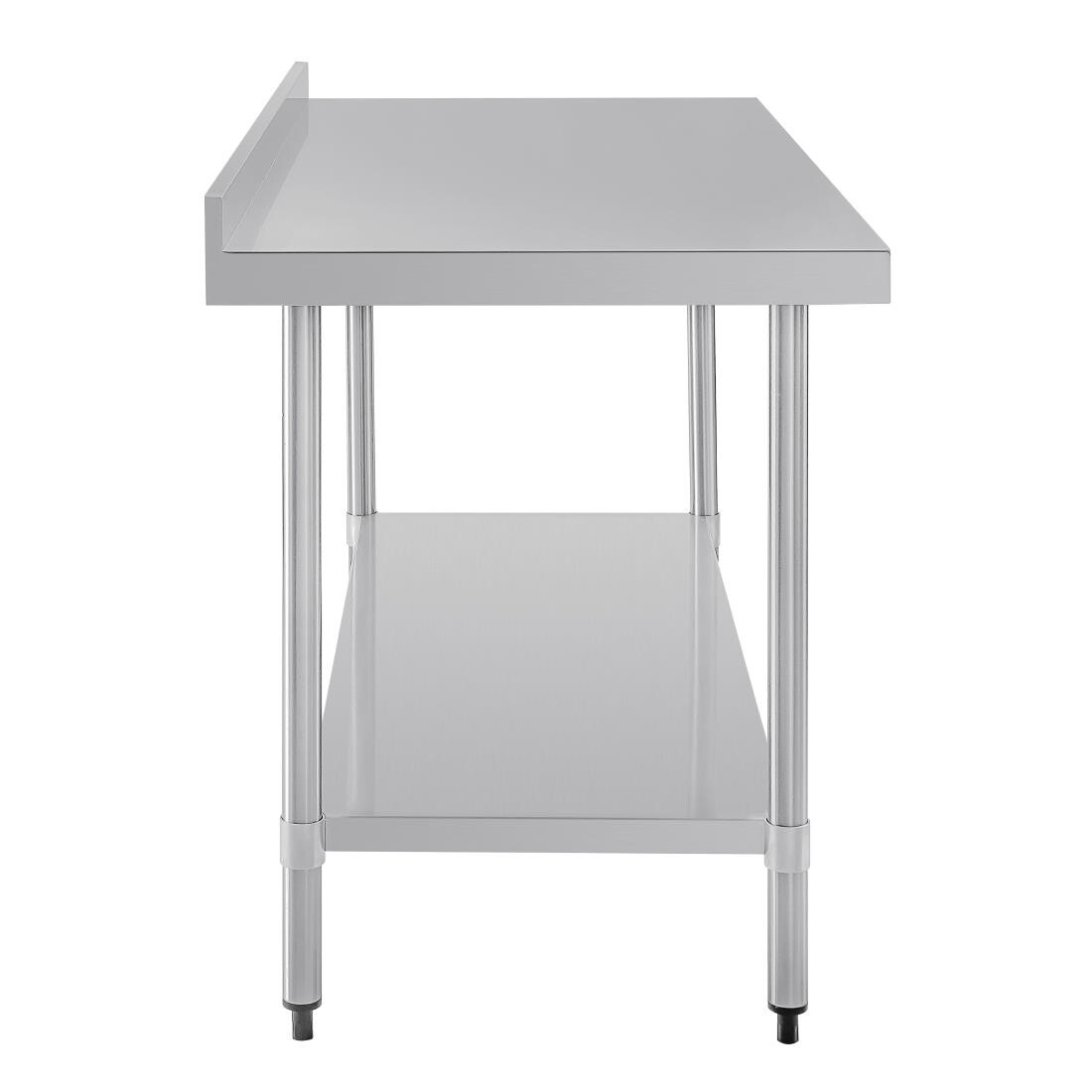 Vogue Stainless Steel Prep Table with Upstand 1500mm