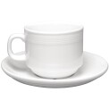 Olympia Linear Stacking Tea Cups 200ml 7oz