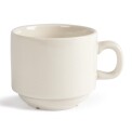 Olympia Ivory Stacking Tea Cups 206ml 7.5oz