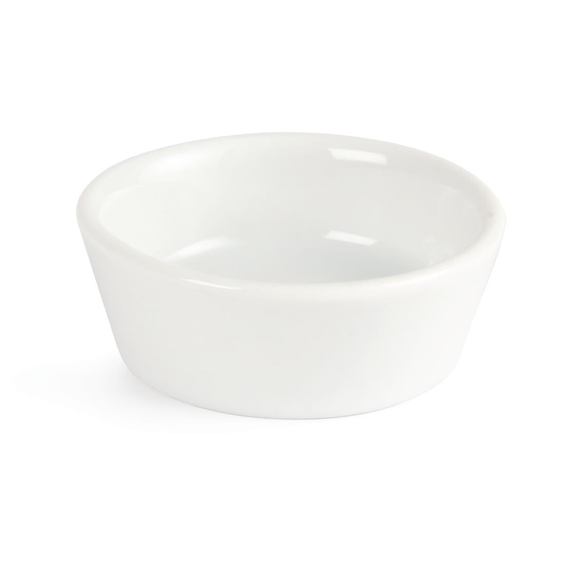 Olympia Whiteware Sloping Edge Bowls 50mm