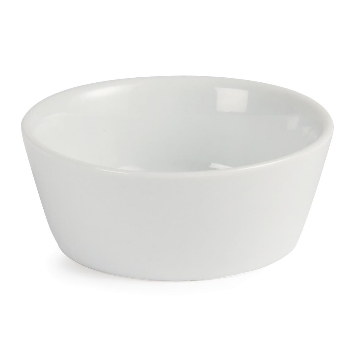 Olympia Whiteware Sloping Edge Bowls 90mm