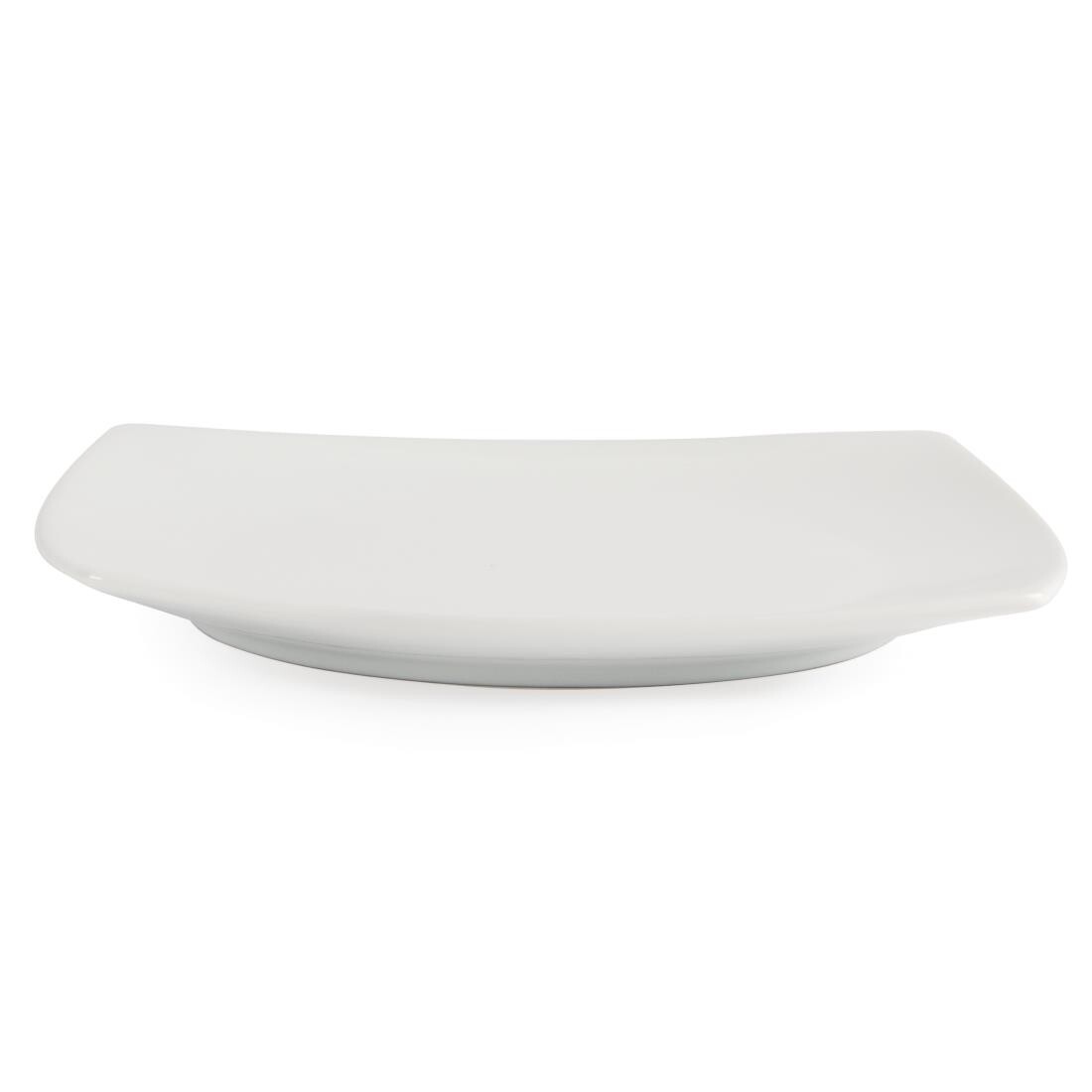 Olympia Whiteware Rounded Square Plates 185mm
