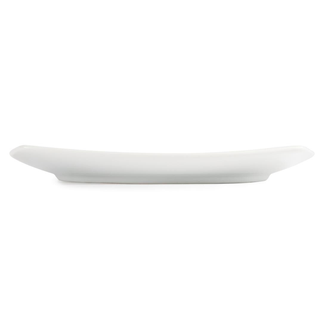 Olympia Whiteware Rounded Square Plates 240mm