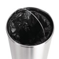 Bolero Bullet Bin Silver 40Ltr