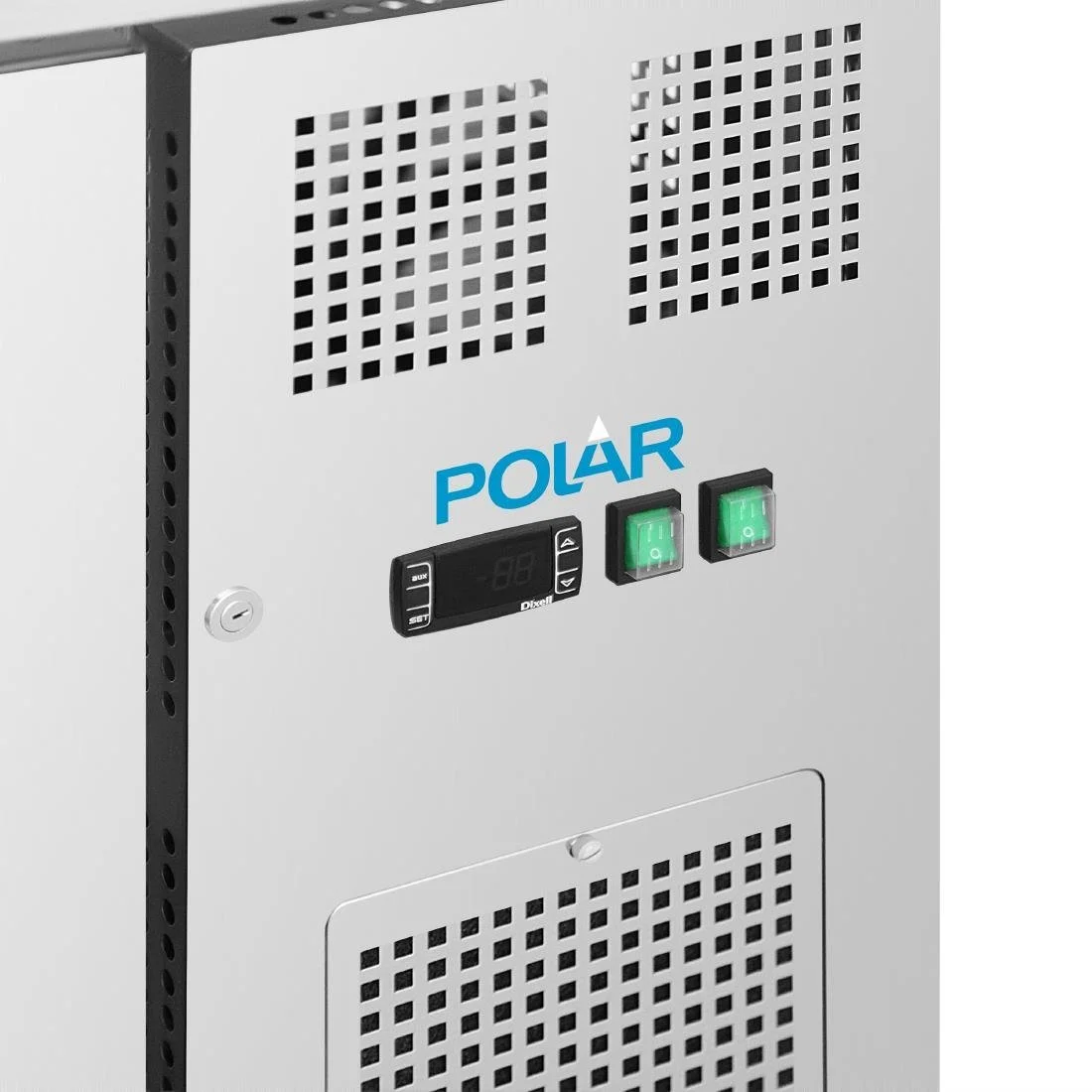 Polar U-Series 3 Door Counter Fridge With Glass Doors - Image 5
