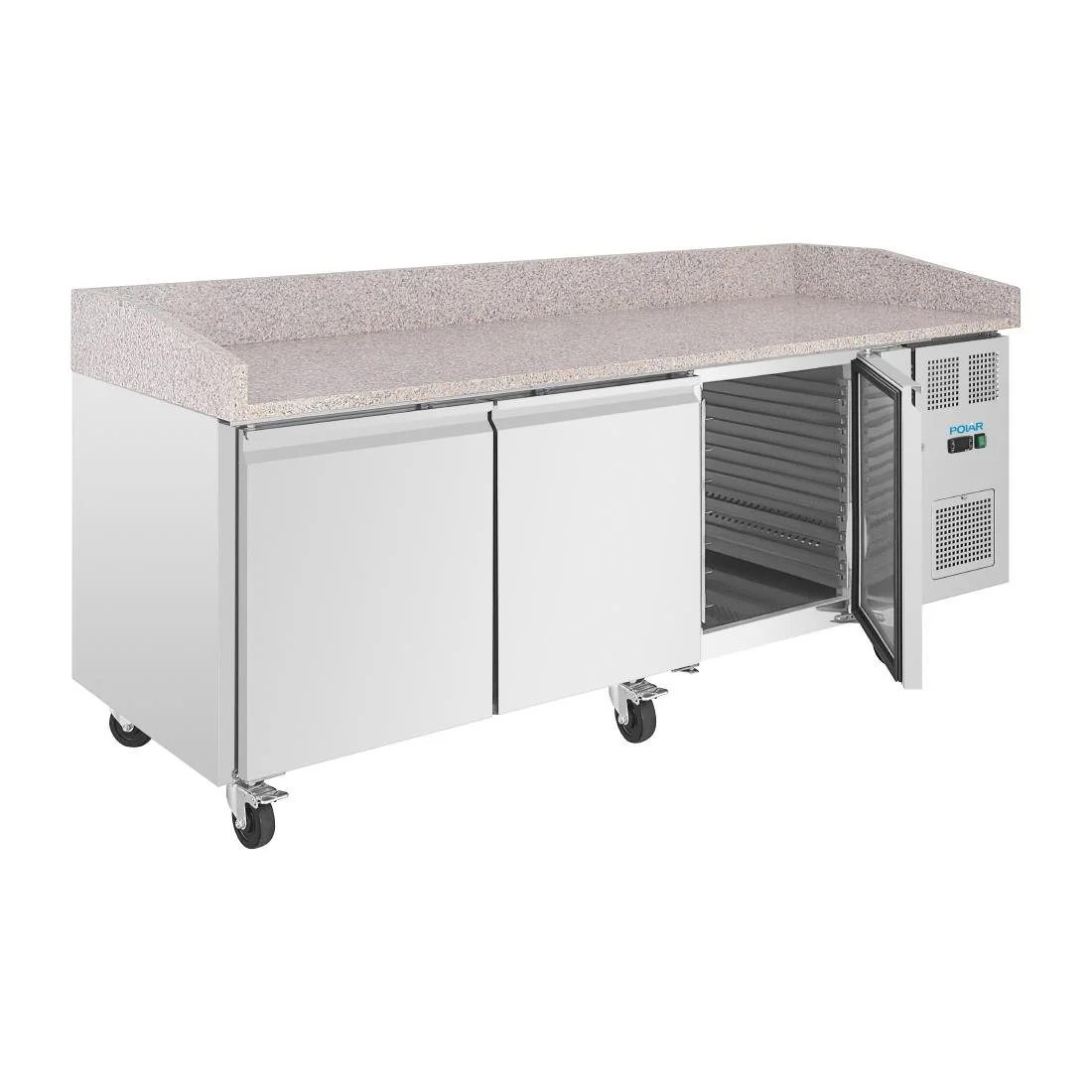 Polar U-Series Bakery Counter Fridge with Granite Top 634Ltr - Image 5
