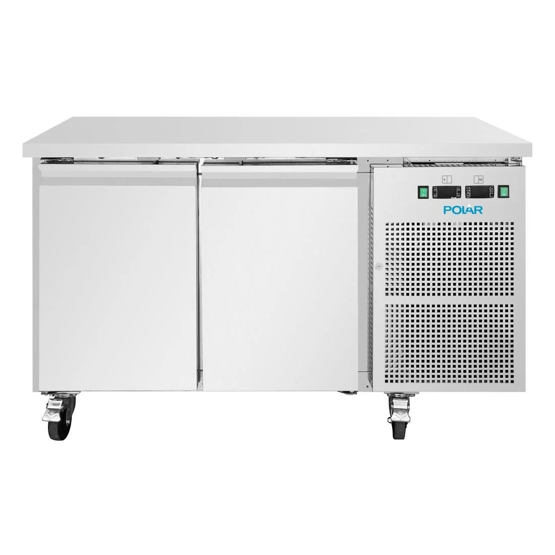 Polar U-Series Double Door Counter Fridge/Freezer 124Ltr - Image 2