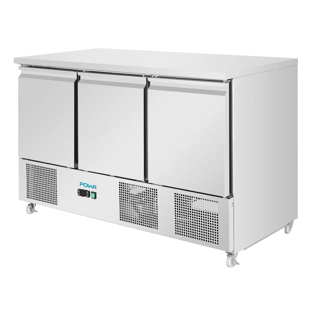 Polar U-Series Ventilated 3 Door Counter Fridge - Image 1
