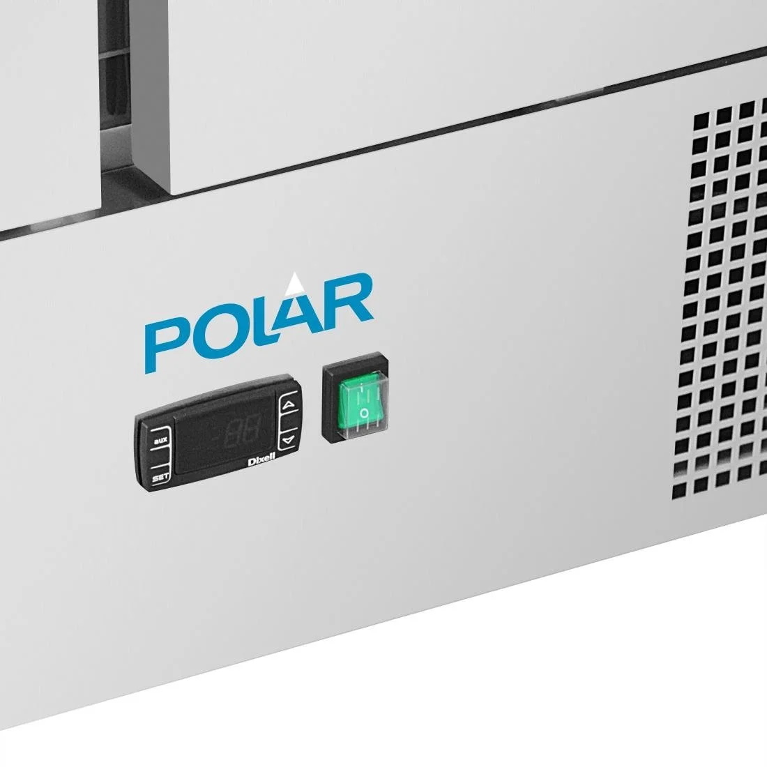 Polar U-Series Ventilated 3 Door Counter Fridge - Image 6