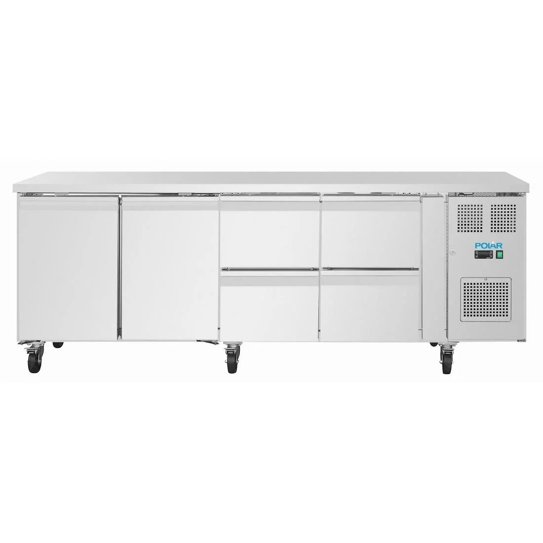 Polar U-Series Counter Fridge 4 Drawers & 2 Door - Image 2