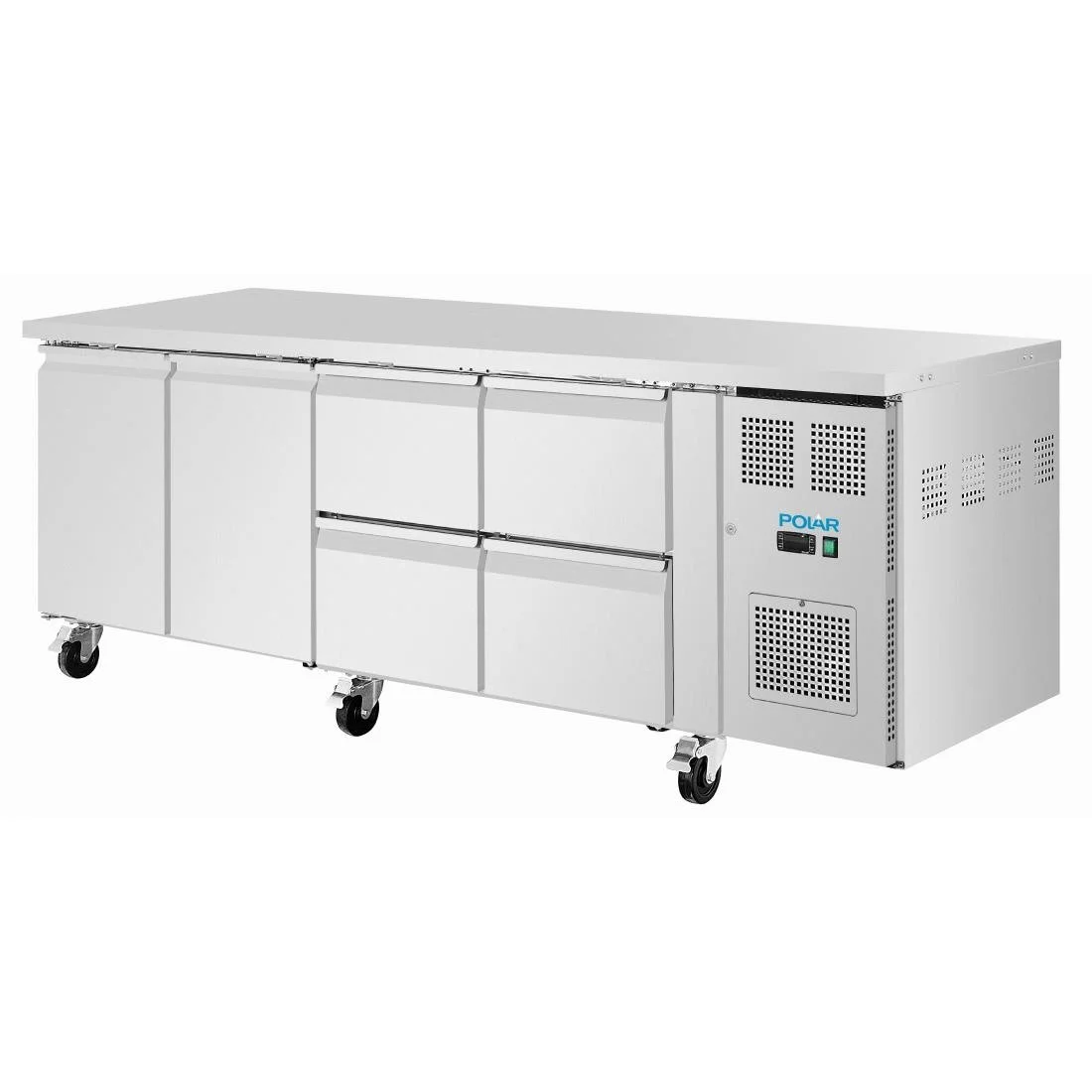 Polar U-Series Counter Fridge 4 Drawers & 2 Door - Image 3