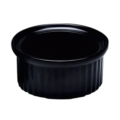 Steelite Must Haves Melamine Ramekins Black 120ml (12 Pack)