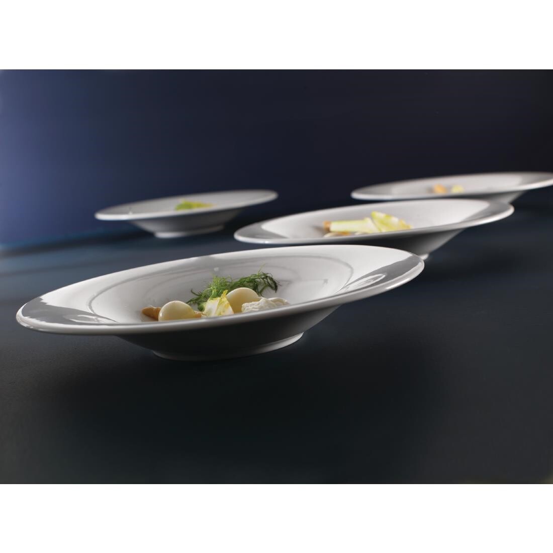 Steelite Monaco White Nouveau Bowls 230mm