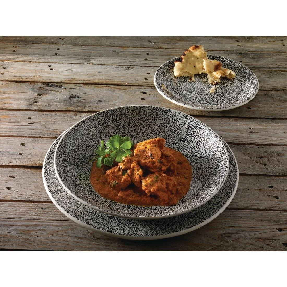 Steelite Ink Crackle Black Coupe Bowls 205mm (12 Pack) - Image 3